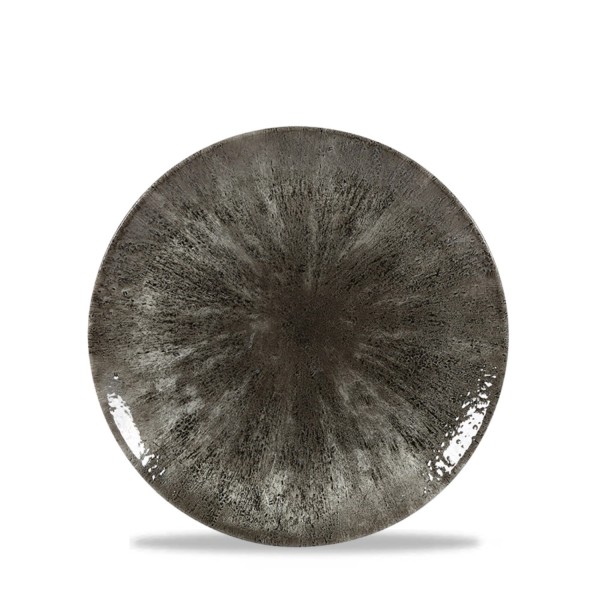 S.P. Stone Quartz Black Coupe Teller flach 16.5cm