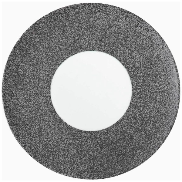 Raw Teller flach coupe D32cm granitgrau