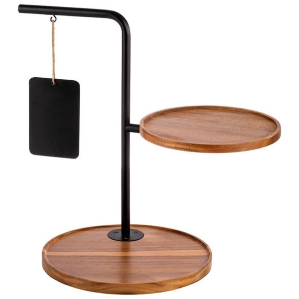2-stufige Etagère Iron 47x30cm, H44cm