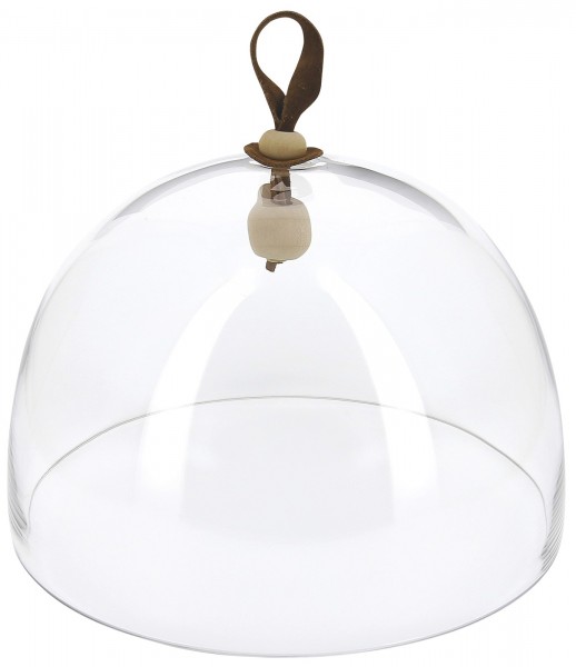 Glasglocke, H: 24 cm, Ø27.2 cm, klar passt zu RE650898