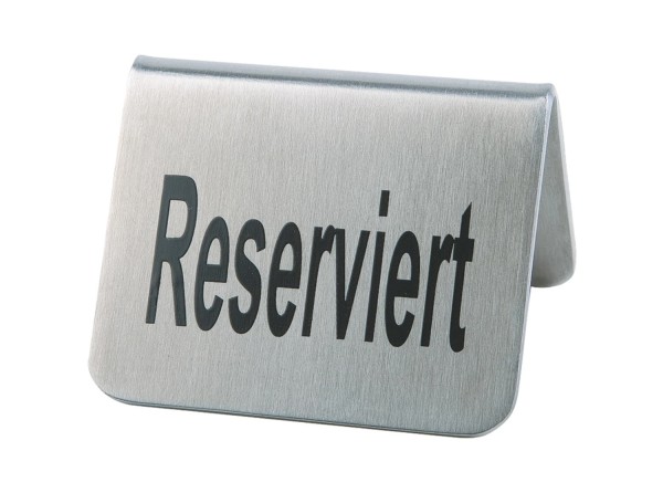 2er Set Tischschild Reserviert, 5.5x5cm, H3.5cm