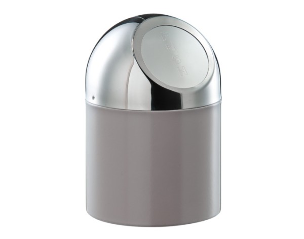Tischabfalleimer taupe ø12cm
