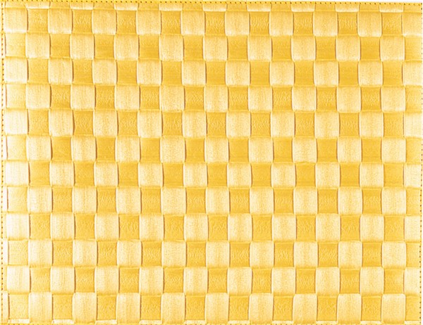 PP-Tischset gewebt, eckig, zitronengelb, 30x40 cm