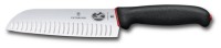 Dual Grip Santokumesser 17cm schwarz