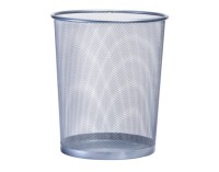 Papierkorb Mesh silber ø29.5cm
