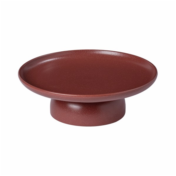 Pacifica Tortenplatte auf Fuss D26.8 H8.9cm cayenne