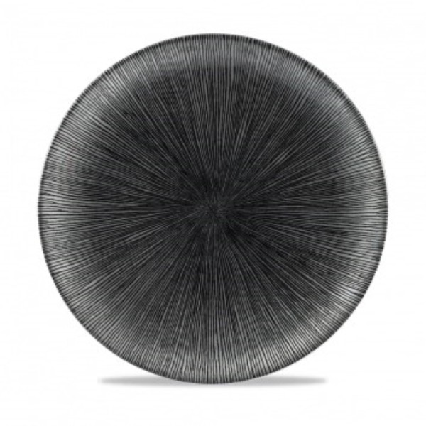 S.P. Agano Black Coupe Teller flach 26cm