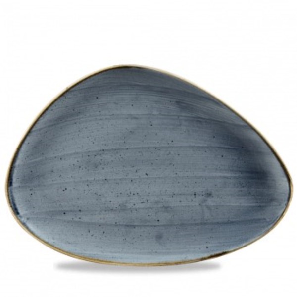 Stonecast Blueberry Triangel Platte flach 35.6x25cm