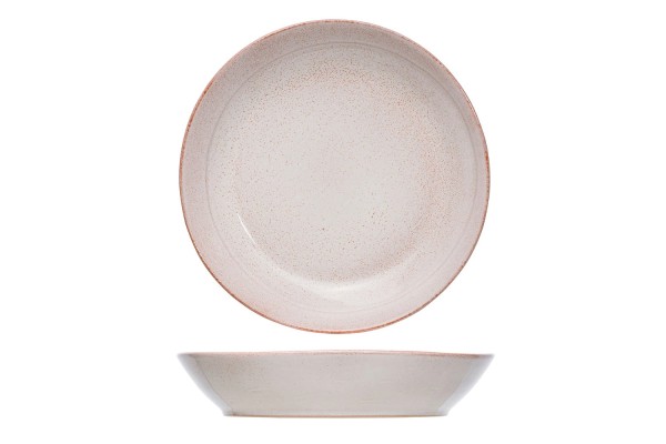 Eleonora Teller tief, pink, D 22cm