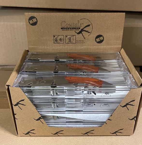 Display 12 Stk. Profi-Kellnermesser Prestige Rosenholz