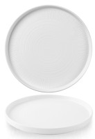 Bamboo Chefs Walled Teller weiss 21cm