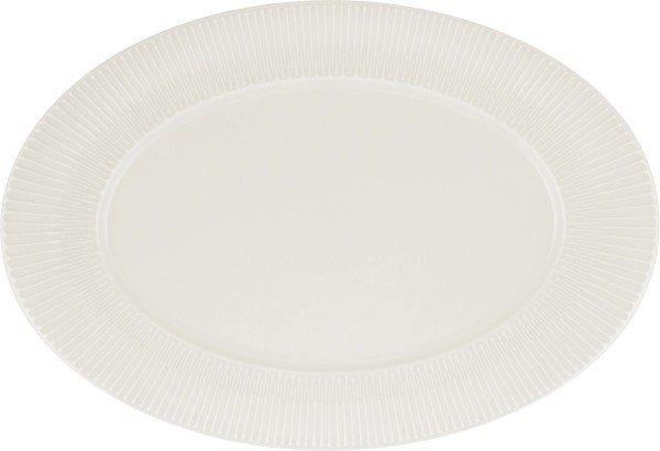 Delight Vibes Platte oval Fahne Relief 34cm