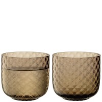 2er Set Dapple Trinkbecher 300ml earth brown