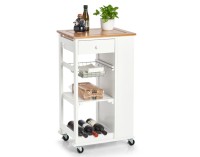 Küchenrollw.Bamboo weiss 50x86
