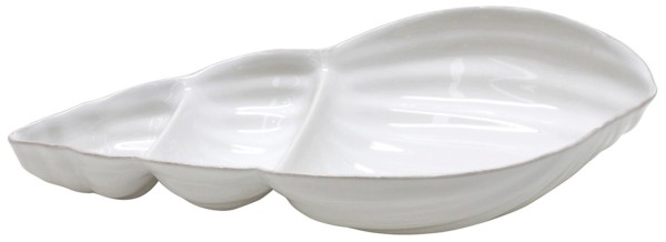 Aparte Schale Shell 865ml 40.6x20.6cm H8.4cm weiss
