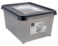 Tragbox m.Deckel grau 33l