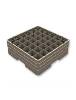 Gläserkorb geschlossen 36Fächer 1 Aufsatz Glas maxD7.3 H12cm