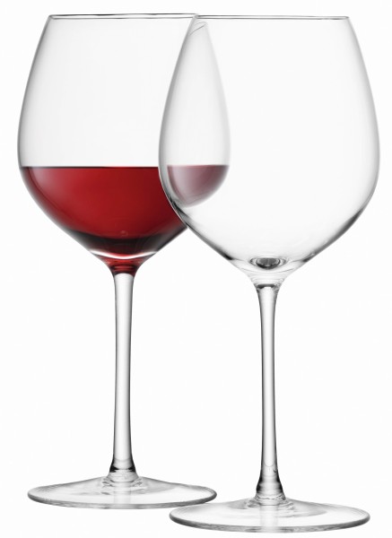 2er Set Wine Rotweinglas 400ml transparent