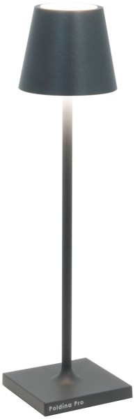 Poldina Pro micro Tischlampe 7x27.5cm dunkelgrau