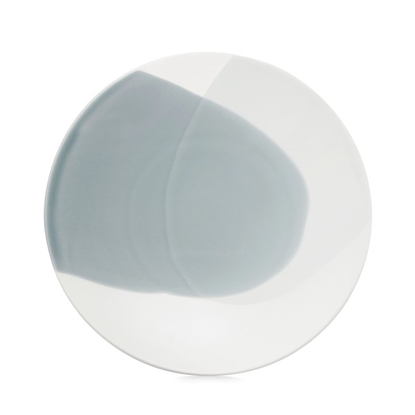 Confluence Teller flach D26cm fjord alabaster weiss