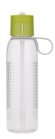 Dot Trinkflasche mit Strohhalm, transp. grün, 750 ml