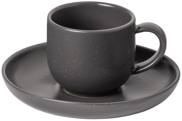 Pacifica Kaffeetasse mit Untert. 70ml D12cm H6cm seed grey