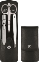 3tlg. Classic Rahmenetui Leder, schwarz