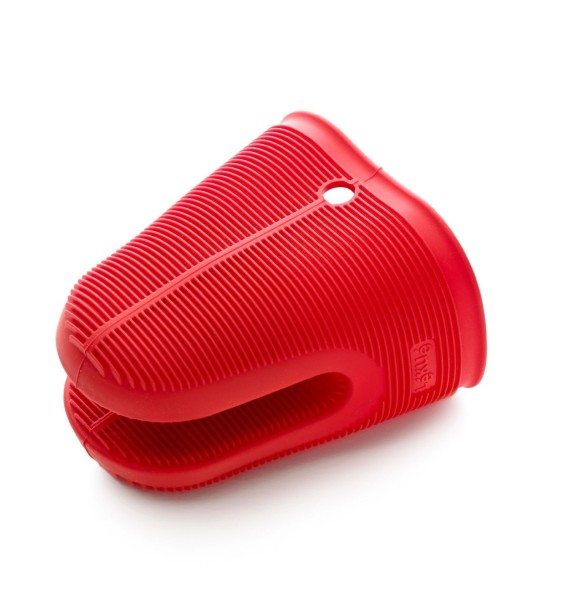 Küchenhandschuh Fingerschutz Silikon rot