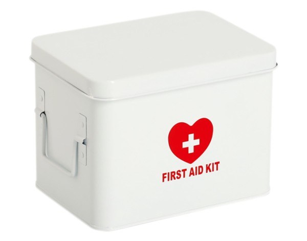 Medizinbox weiss rot 22x16