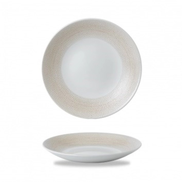 Isla Coastal sand Coupe Teller tief 25.5cm, H3.5cm