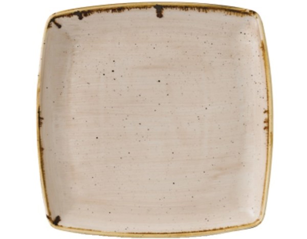 Stonecast Nutmeg Cream Platte quadratisch 26.8x26.8cm