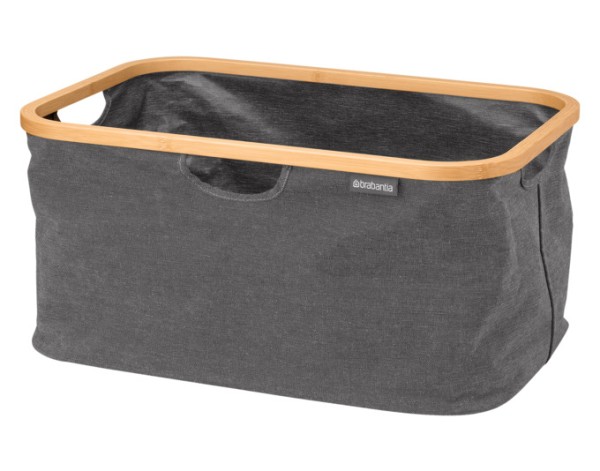 Wäschekorb faltbar black 40l
