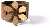 Serviettenring Blume beige cognac
