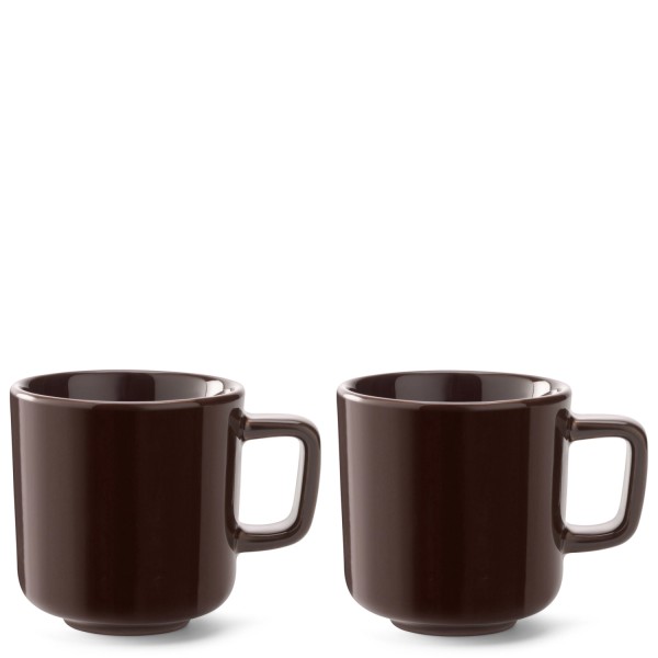 2er Set Collective Espressotasse 75ml mocha