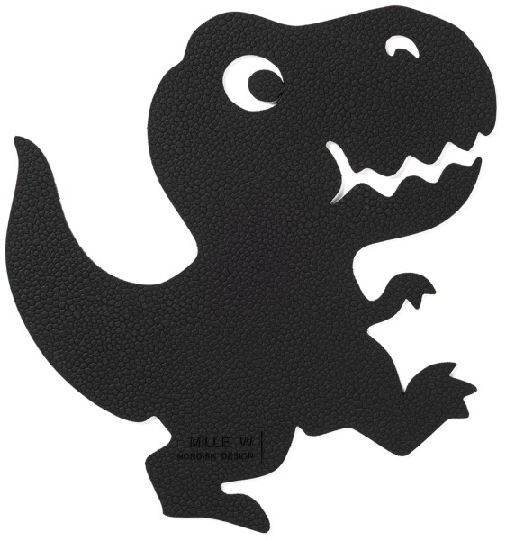 Untersetzer dino schwarz
