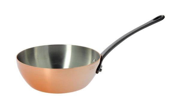 INOCUIVRE Sauteuse konisch Kupfer/Edelst. D:24cm
