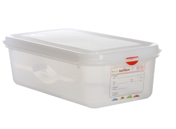 Frischhaltebox GN1/3 10cm 4lt mit Deckel und Clips