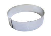 Patisserierahmen verstellbar D:18-36cm H: 6.5cm