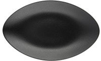 Equinoxe Servierteller oval, 35x22x4cm, schwarz