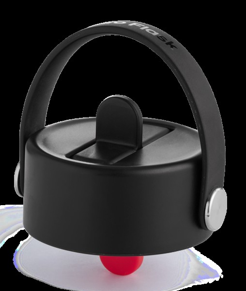 Deckel Wide Flex mit Strohhalm schwarz