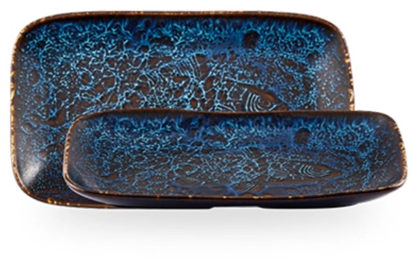 Fresco Cascade Blue Naturtablett 26x15cm