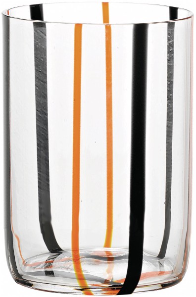 Tirache Becher 35cl black and orange