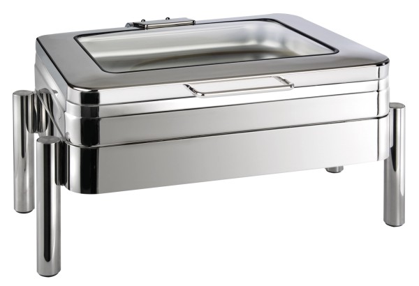 Premium Chafing Dish GN 1/1 66x48cm 9lt., Glasdeckel