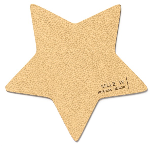 Untersetzer stern beige