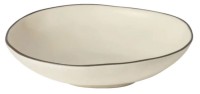 Stacked Organic Pastateller D23cm H5.7cm salt