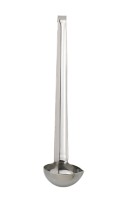 Schöpflöffel D:6cm 5cl mit AusgiesserStiel L: 28m