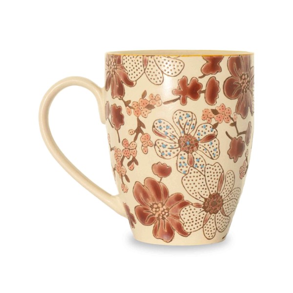 Keramikbecher D9cm H11cm 360ml in GB Rot