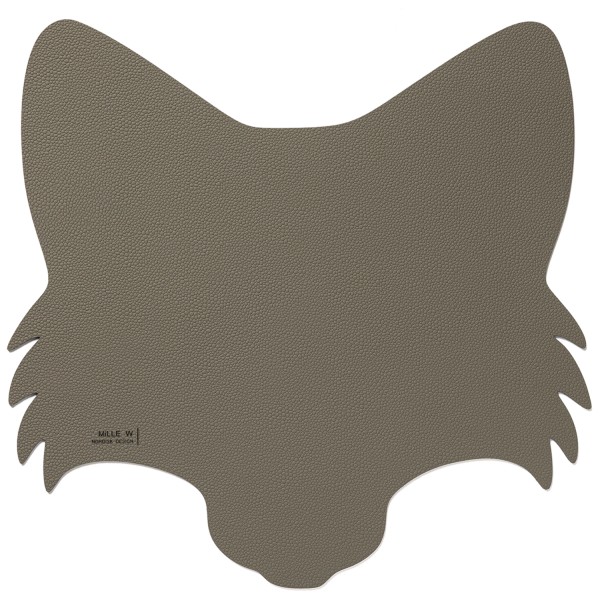 Tischset fuchs grau