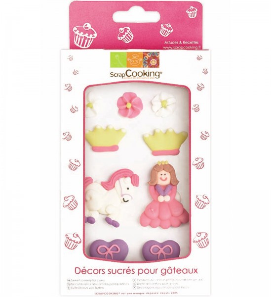 Zuckerfiguren Prinzessin 9 Stk.