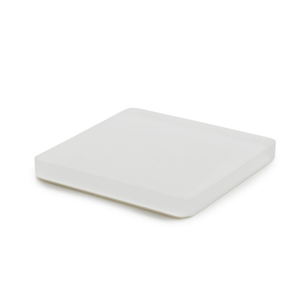 Sweety Gebäckständer quadratisch 8x8x1cm Nacryl weiss